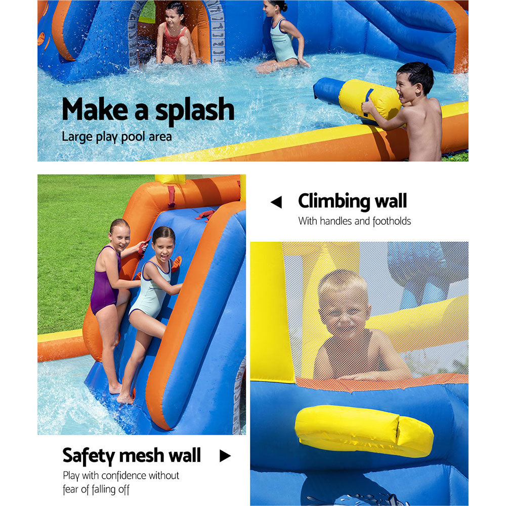 Bestway Inflatable Water Slide Park with Slide & Splash Area –  551x502x265 cm