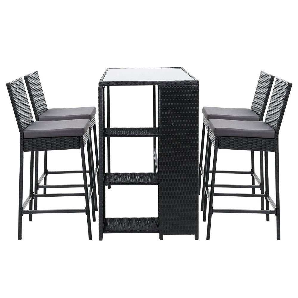 5-Piece Outdoor Bar Set - Gradeon