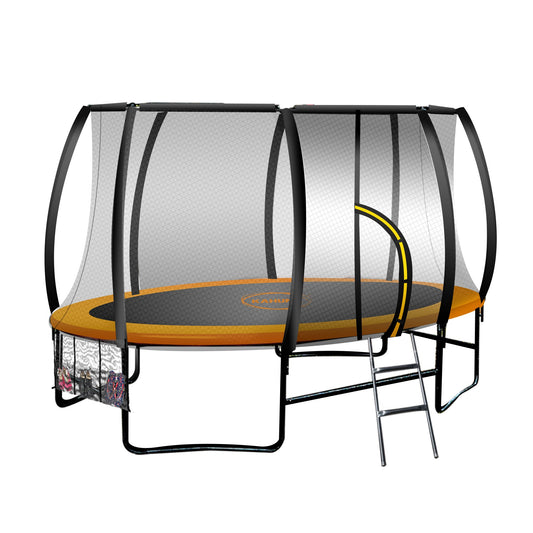 Kahuna Trampoline 8 Ft X 14ft Oval Outdoor - Orange