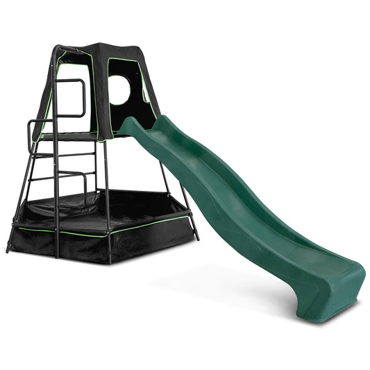 Pallas Play Tower with Green Slide - Lifespan Kids