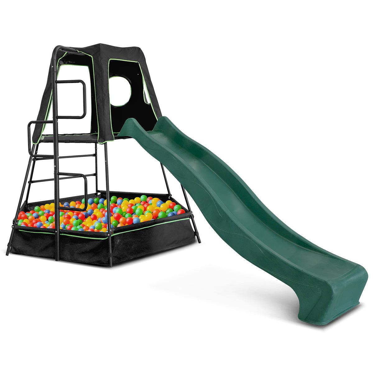 Pallas Play Tower with Green Slide - Lifespan Kids