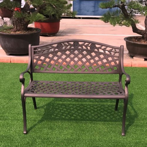 Melissa Cast Aluminium Bench