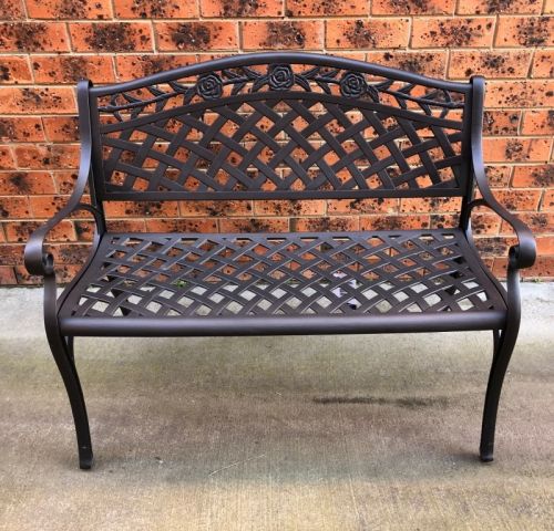 Melissa Cast Aluminium Bench