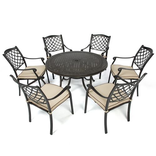 Fuji Aluminium Outdoor Dining Table 120cm