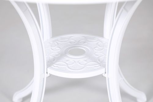 Remy Aluminium Table White