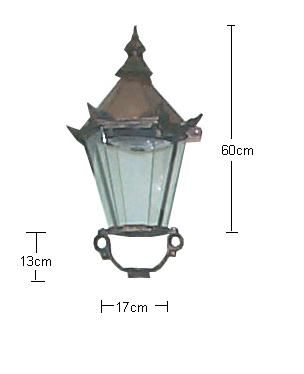 Tudor Twin Lamp 3.1M Blk