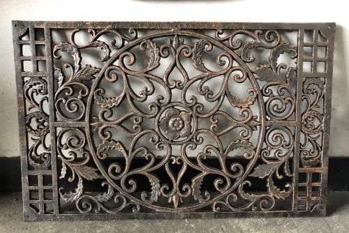 Cast Iron wall plaque 74x46cm