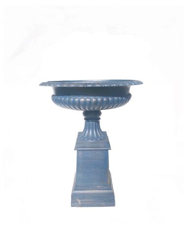 TOULOUSE URN & Base-Blue Bronze