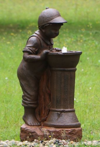 Boy Outdoor Water Fountain