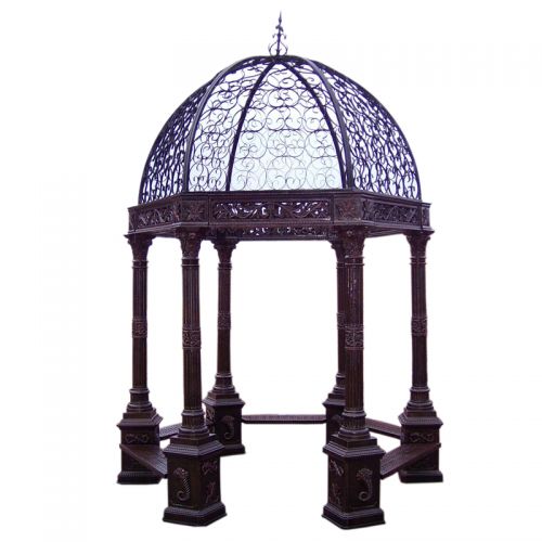 Apollo Hexagonal Cast Iron Gazebo