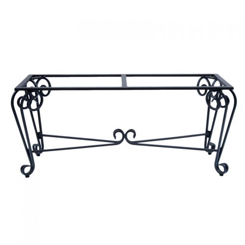 Celeste Rect Wrought Iron base