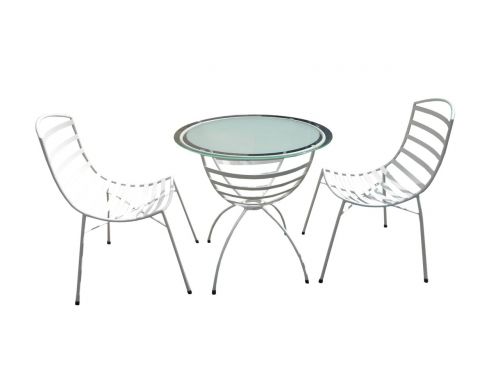 Sarahline 3-Piece Setting – Sleek and Modern Outdoor Seating